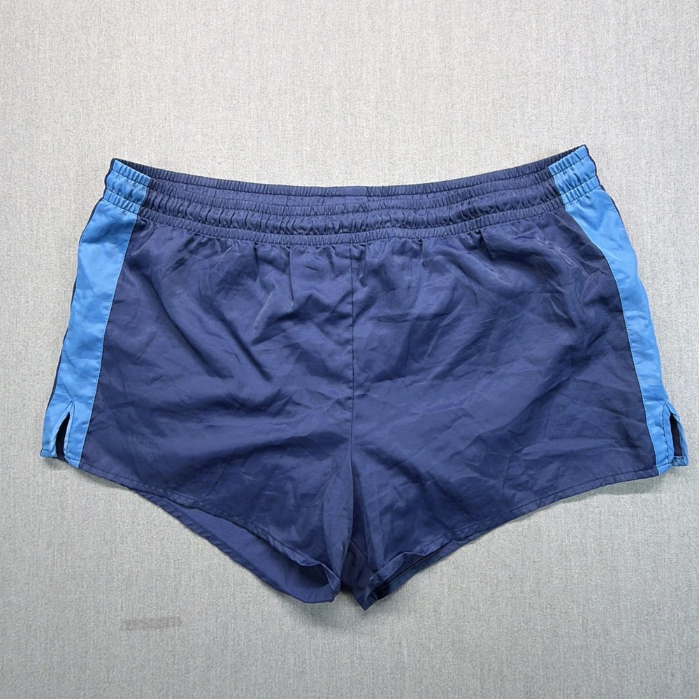 Vintage Adidas 80s Blue Running Shorts Made In West Germany GR 7 XL